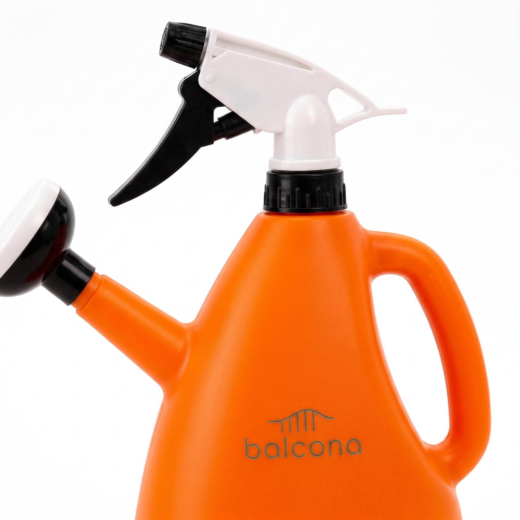 Balcona Gießkanne mit integrierter Sprühfunktion Orange