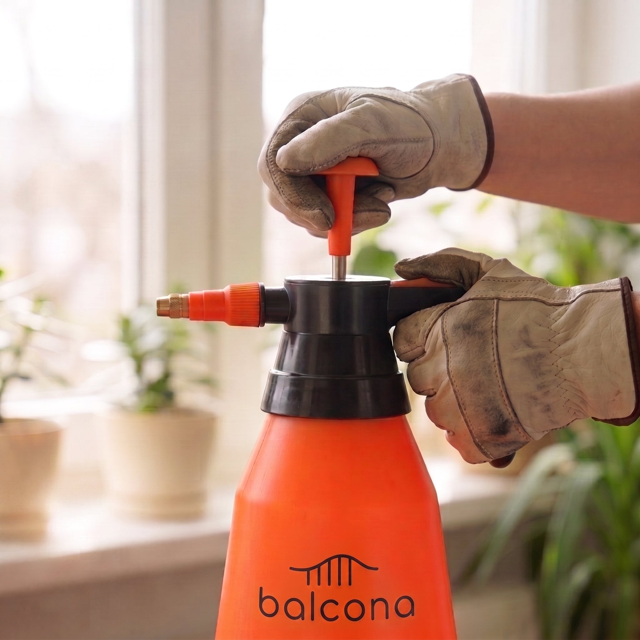 Balcona Drucksprühgerät für Pflanzen Orange