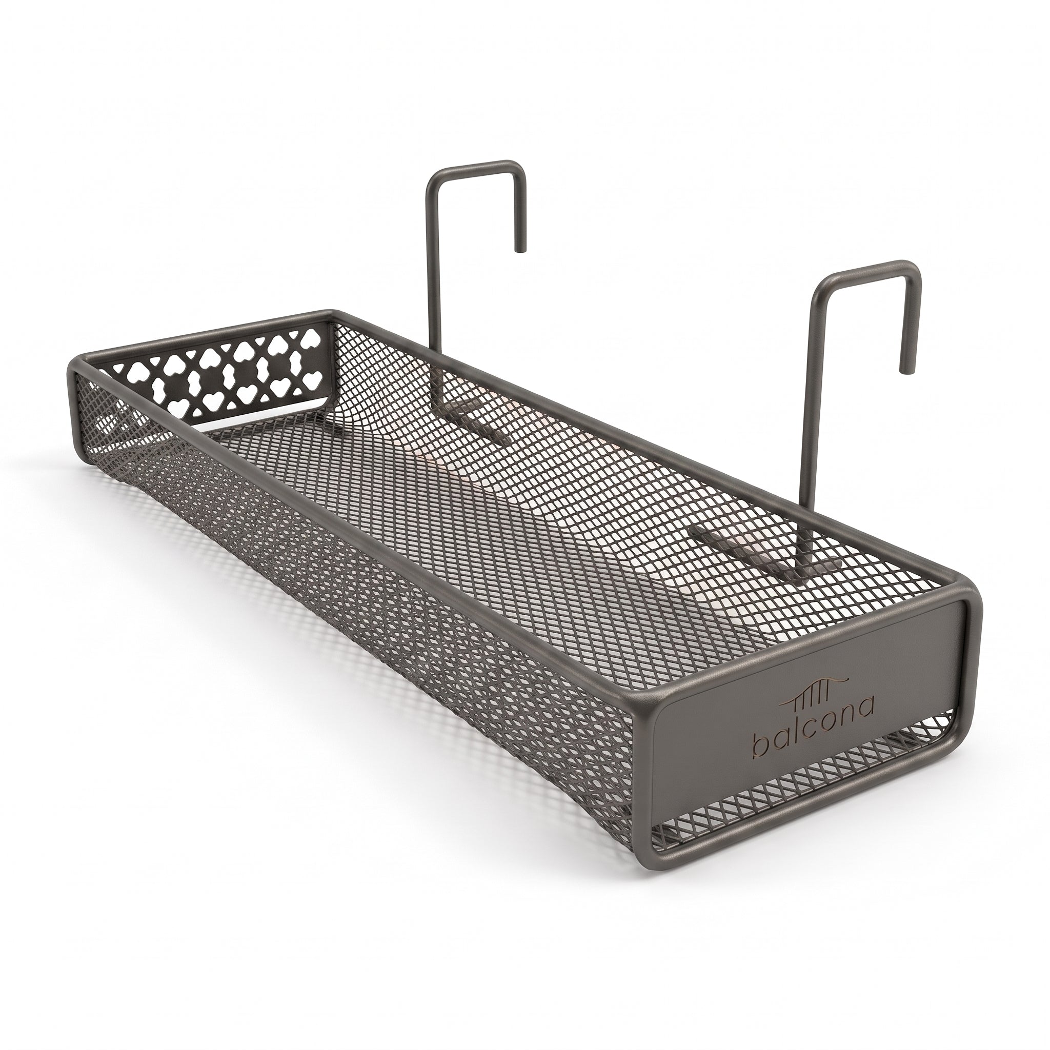 Balcona Balkon Pflanzkastenhalter Grau